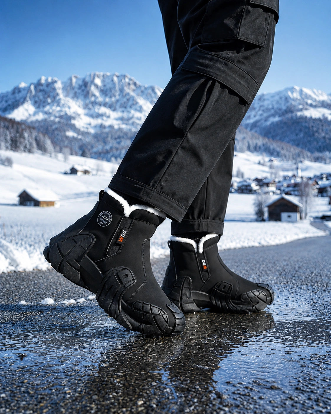 Men's Waterproof Mid-Top Hiking Boots everyday styling